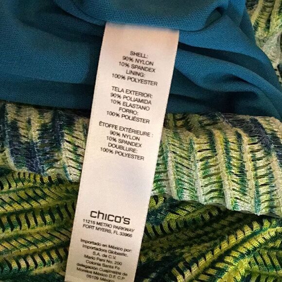 CHICOS sleeveless dress in size one 8 to 10 - Picture 15 of 16